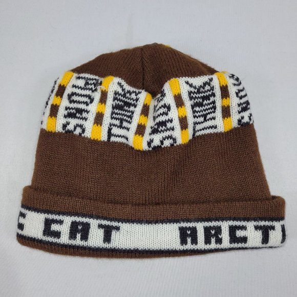 Arctic Cat Vintage Snowmobile Skidoo Toque Winter Knit Hat - Picture 1 of 2